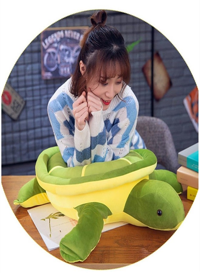 OPHRBU Sea Turtle Plushie Toy,14" Sea Turtle Stuffed Animals Plush Green Soft Plush Toys Hugging Pillows,Tortoise Plush Toys Doll Valentine's Day Birthday Gifts for Kids, Girls, Girlfriend (Green-14 inches) - Image 4